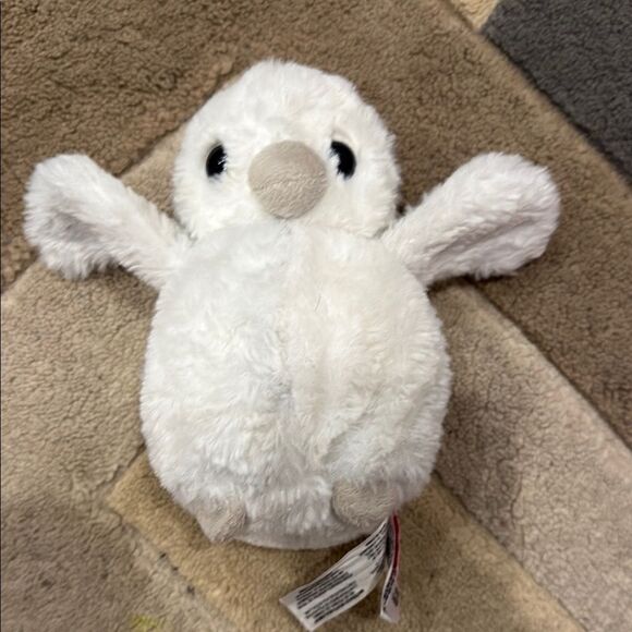 White Plush Penguin Toy for Small Pets - Picture 2 of 8